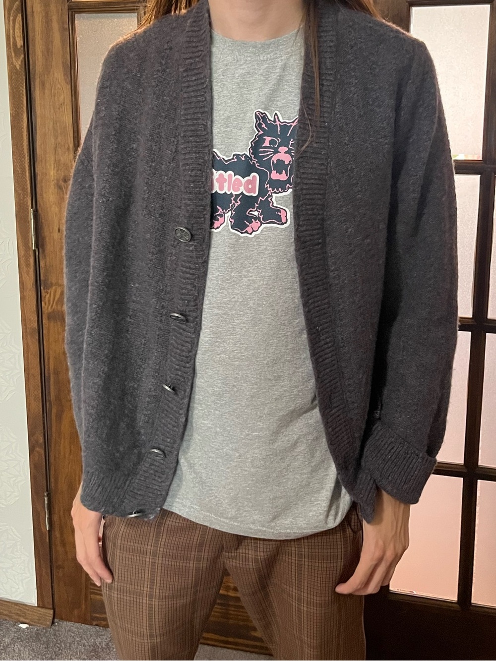 Enfants Riches Déprimés Asymmetrical Cardigan Small